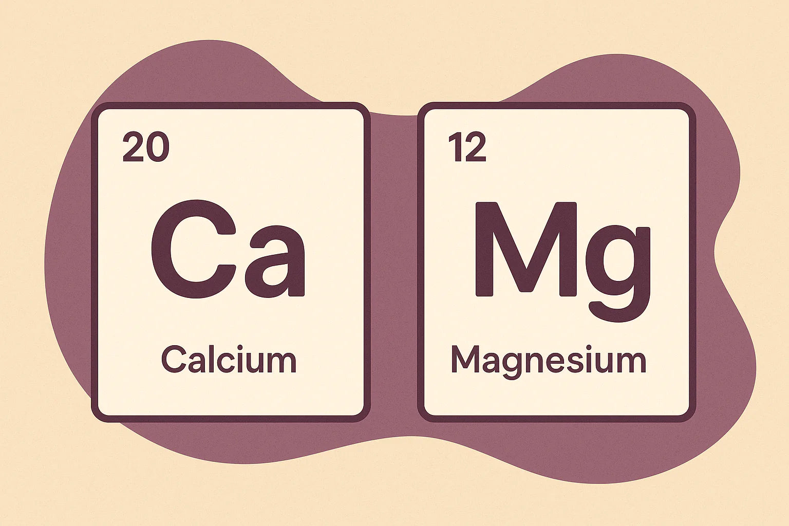Calcium and Magnesium periodic table elements