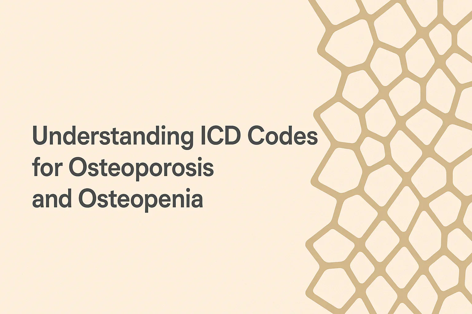 Understanding ICD codes for osteoporosis and osteopenia